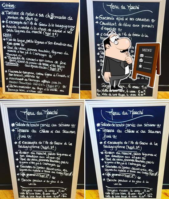 L'éden offre un tableau affichant le menu