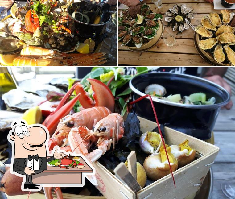 Choisissez différents plats à base de fruits de mer disponibles à Oesterij