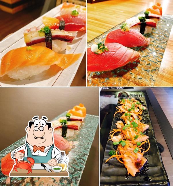 Try out seafood at Mitsu Sweet Cafe & Sushi