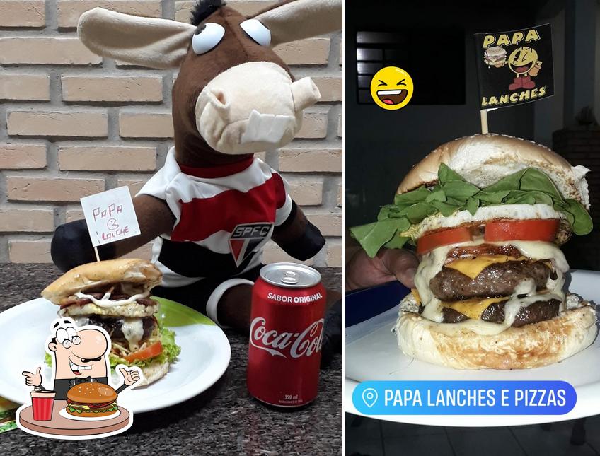 Os hambúrgueres do Papa Lanches e Pizzas irão saciar diferentes gostos