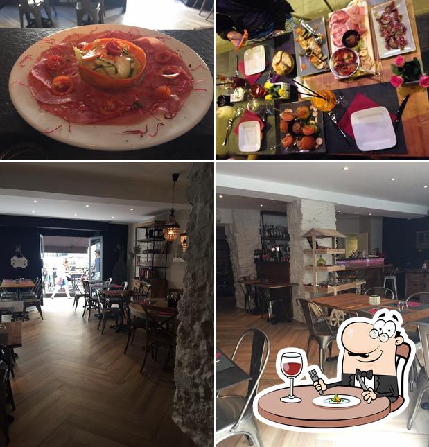 Voici l’image indiquant la nourriture et intérieur sur Etna Rosso - Restaurant Nice