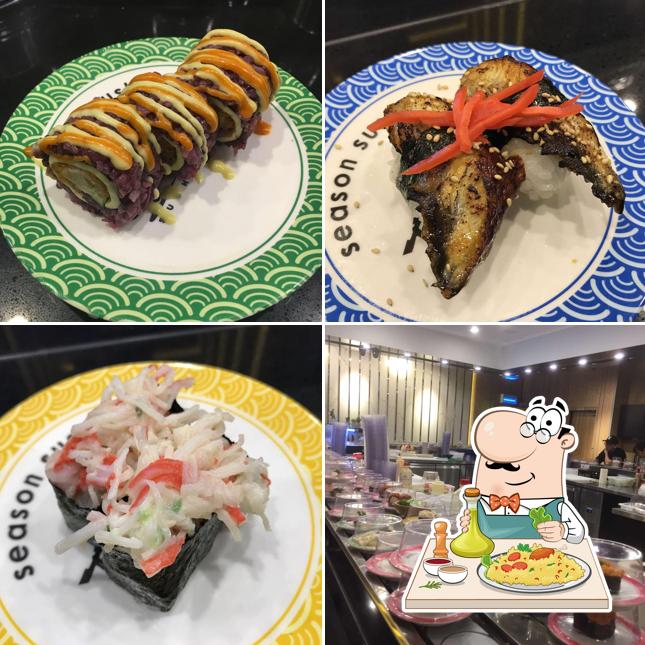 Food at Tsukiji Sushi Bar