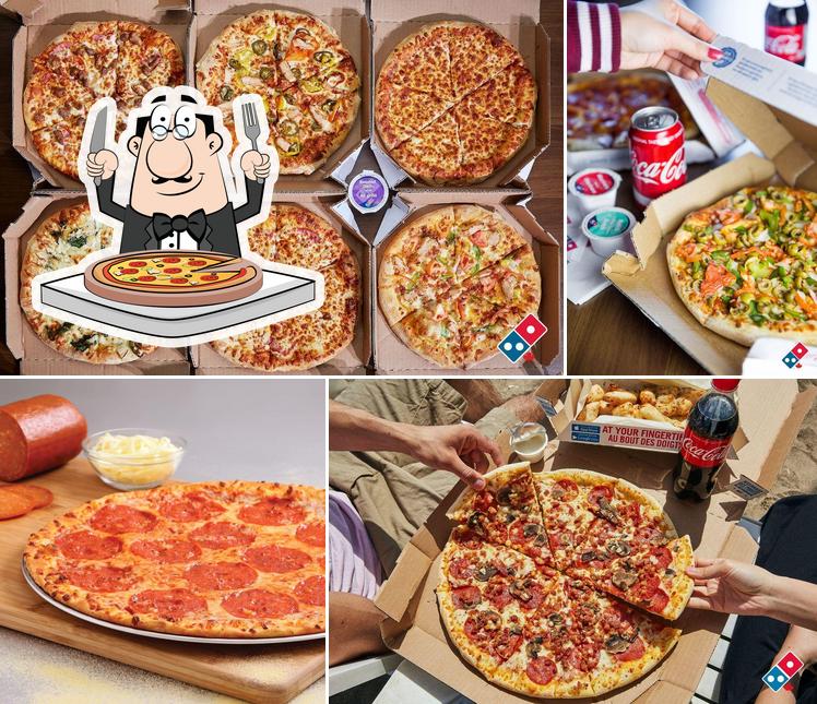 Order pizza at Domino's Pizza