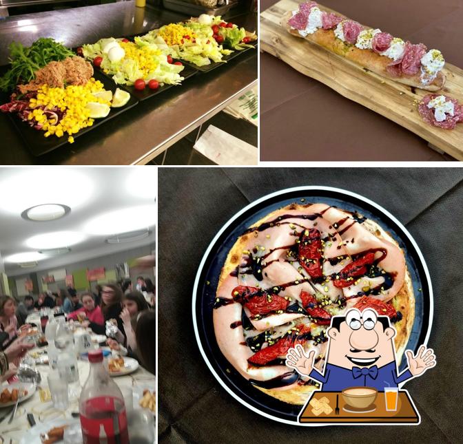Cibo al Mineo's pizza house