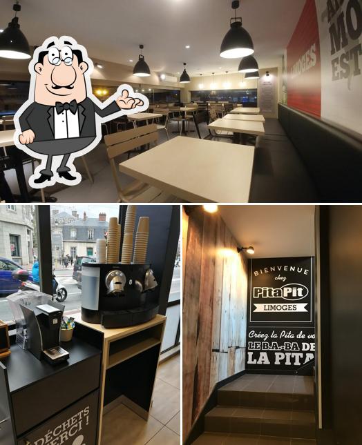 Installez-vous à l'une des tables de Pita Pit Limoges