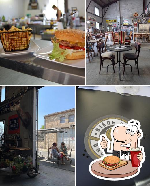 Prenez un hamburger à BIERE DE LA BASTIDE