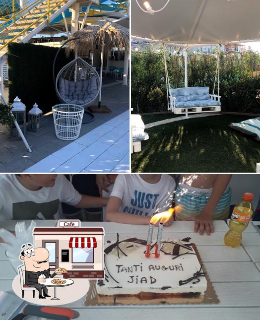 Guarda la foto che presenta la esterno e torta di Lazy Club Rimini - Ristorante di Pesce