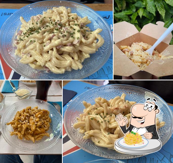 Spaghetti alla carbonara al Le Cos’Y / Pasta & Basta