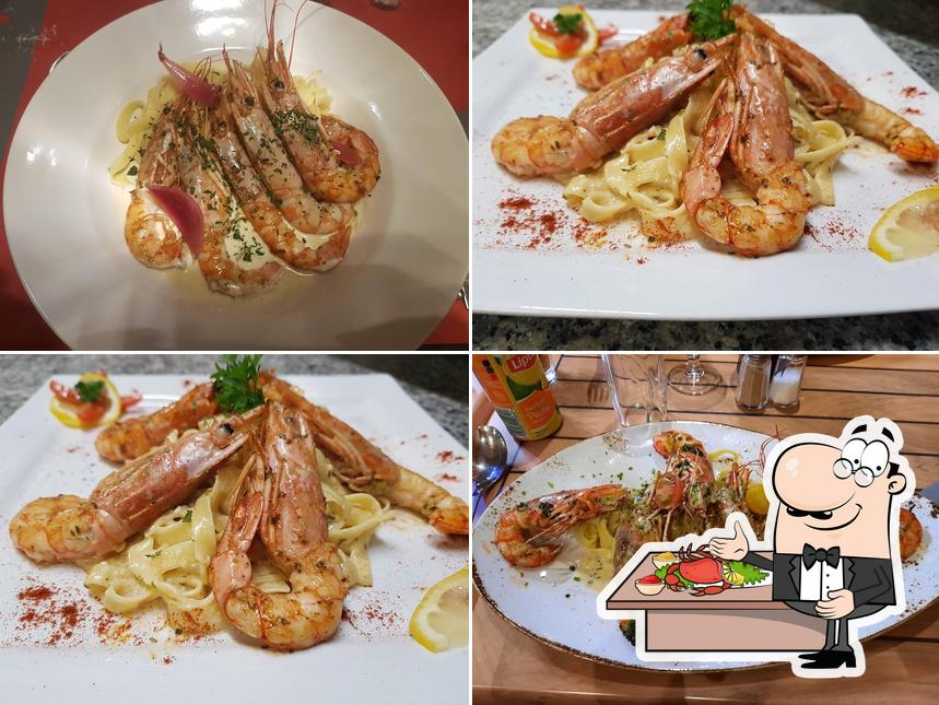 Try out seafood at Amoretto