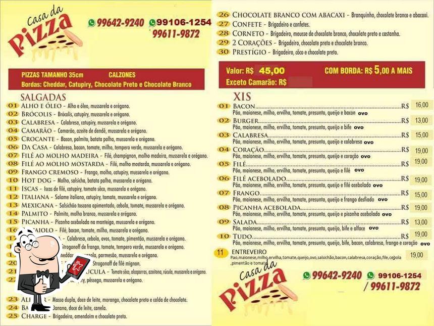 Here's an image of Casa da Pizza