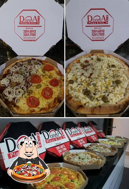 Consiga pizza no Pizzaria Donna Pizza Santos