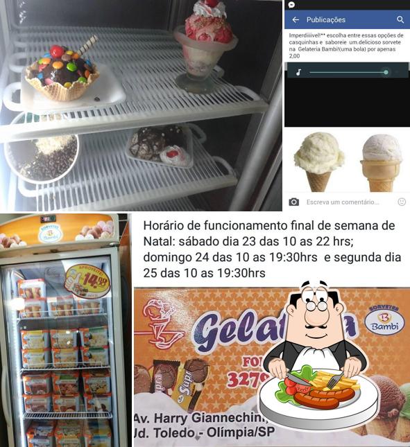 Sorvete em Gelateria Bambi