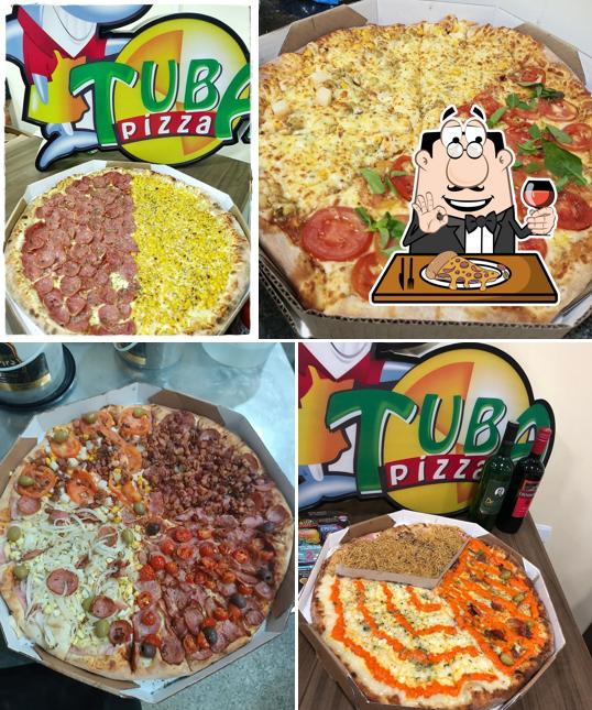 Попробуйте пиццу в "Tuba Pizza Boqueirão"