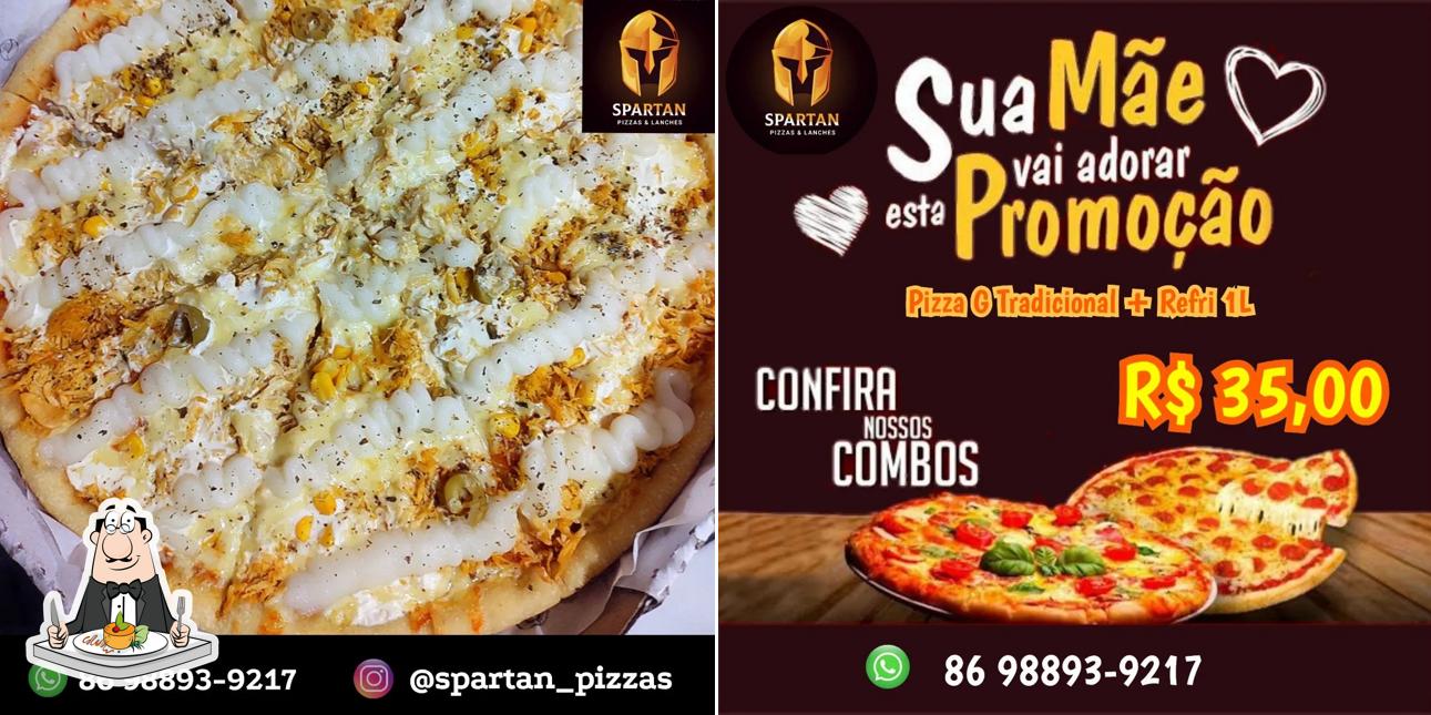 Platos en SpartanpizzaS e Lanches