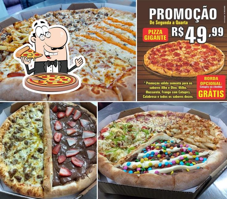 Experimente pizza no Wisco Pizzaria Delivery Capão