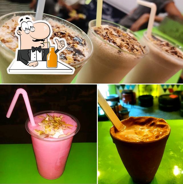 Enjoy a beverage at Hideout cafe & restaurant