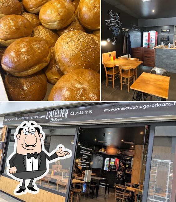 L'atelier du Burger - Orléans madeleine se distingue par sa intérieur et nourriture