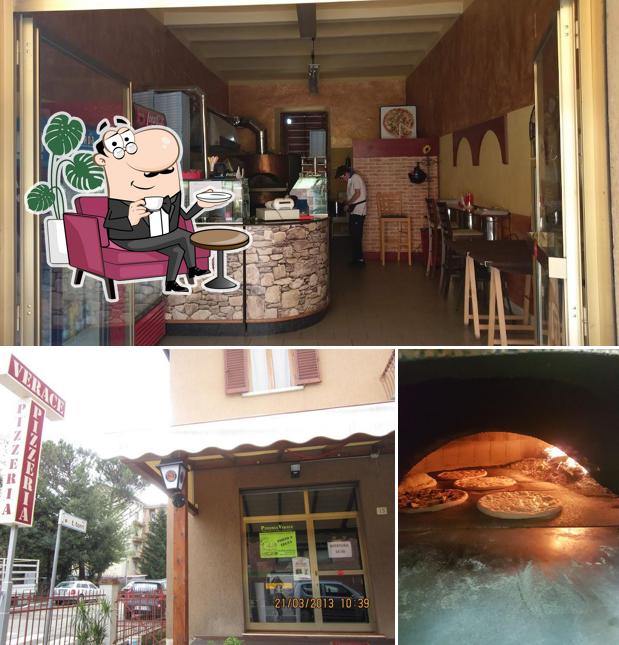 Gli interni di Pizzeria Verace