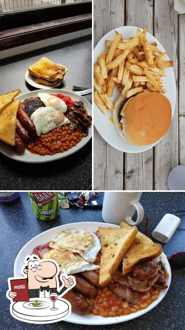 Food at Sherburn Cafe