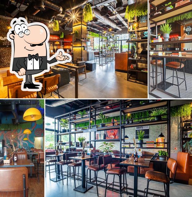 Take a seat at one of the tables at BrewDog Gurugram