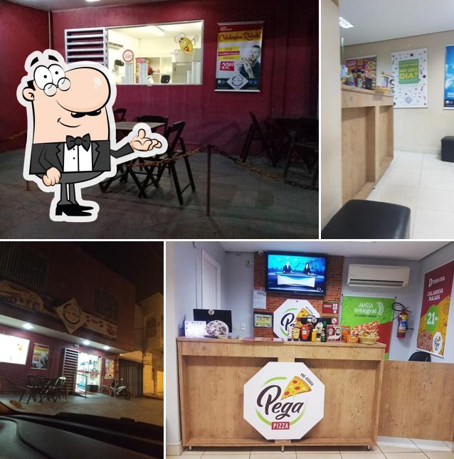 O interior do Pega Pizza pré-assada