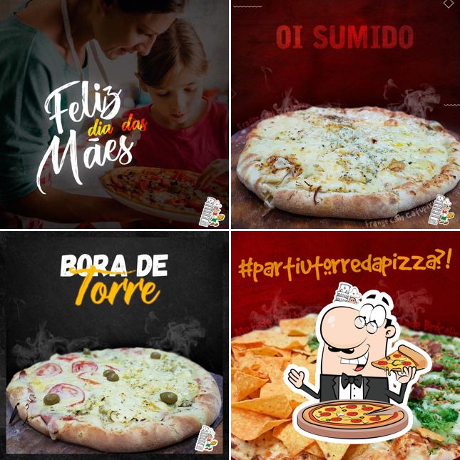 Escolha diversos tipos de pizza