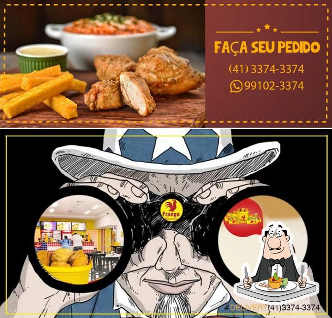 Comida em Frango Americano Santa Felicidade