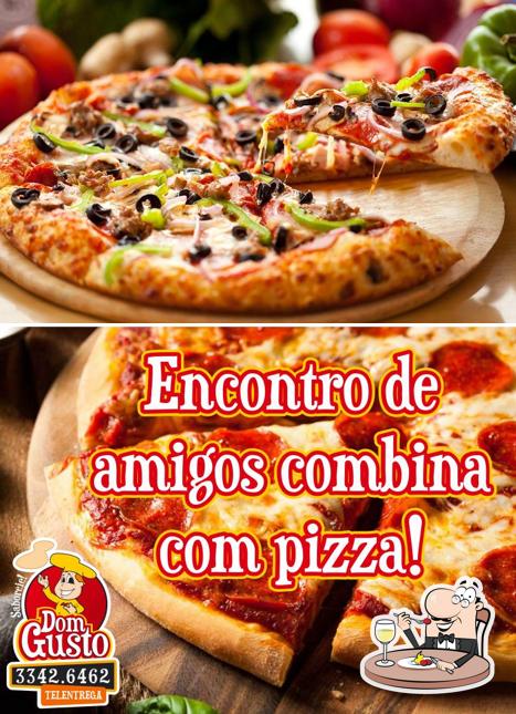 Comida em Pizzaria Dom Gusto