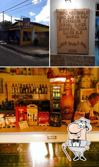 O exterior do Bar do Caipira