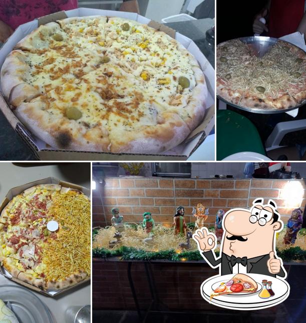 Escolha pizza no Pizzaria Da Vinti ( Bairro Ana Jacinta)