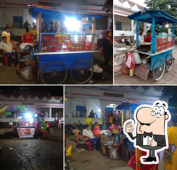 See this pic of Delhi momo stall . fast food