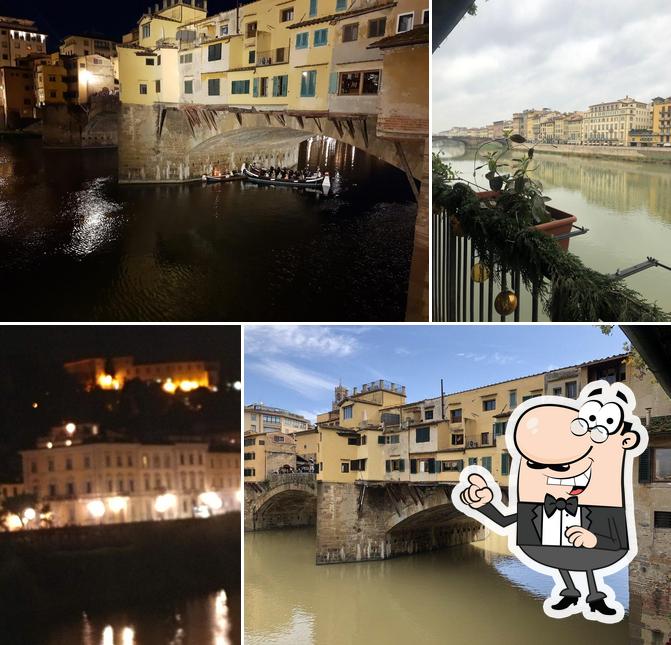 L'extérieur de Osteria Ponte Vecchio