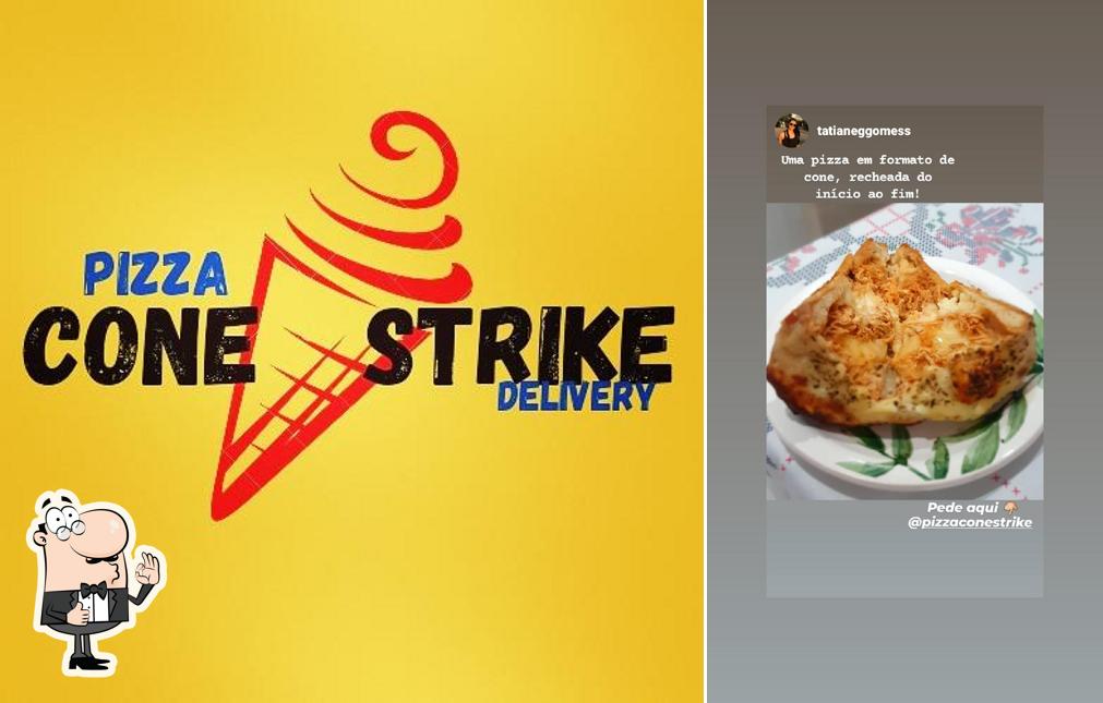 Look at this picture of PIzza Cone Strike Delivery