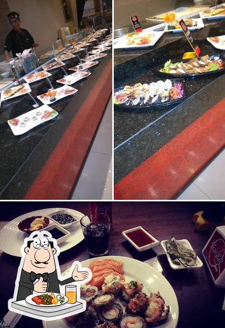 Platos en Sushimy Olho D´agua