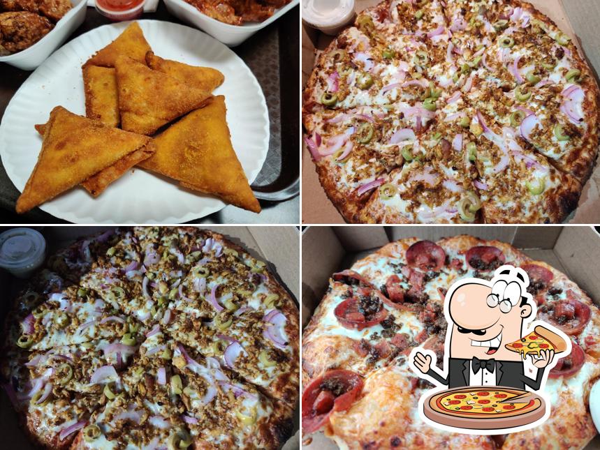В "Samosa Corner Pizza and Wings" вы можете попробовать пиццу