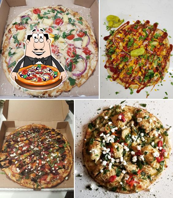Elige una pizza en Emilio Finatti Pizzeria Langley City