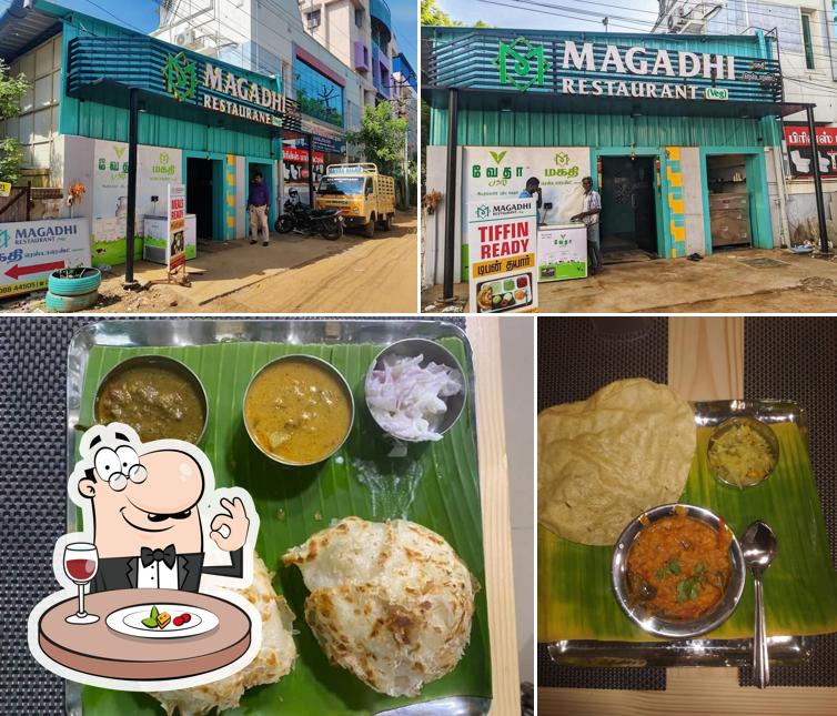 Among different things one can find food and exterior at Magadhi Restaurant (Veg)