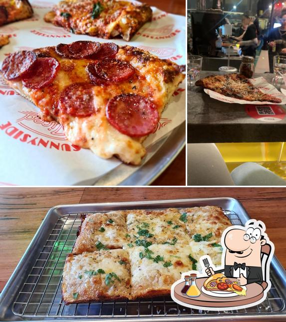 Sunnyside Sliced in Mentone Restaurant menu and reviews