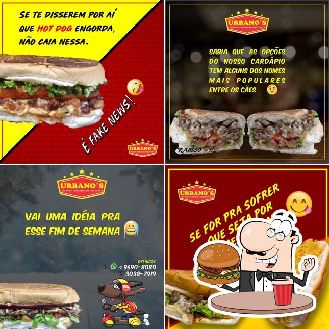 Order a burger at Urbanos
