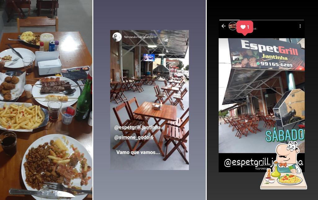 Platos en EspetGrill Jantinha