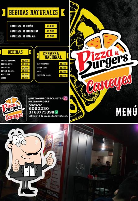 Здесь можно посмотреть изображение ресторана "Pizza & BurgersCANEYES."
