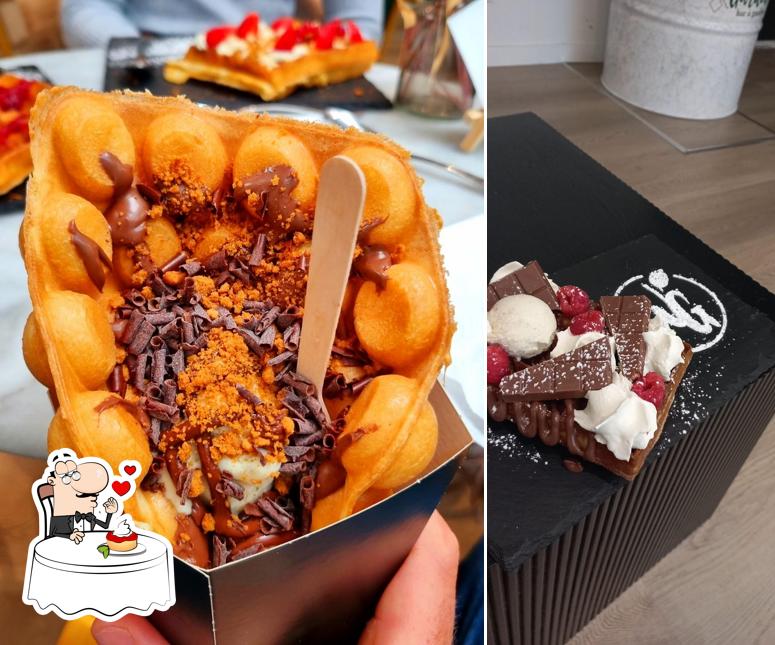 Waffle Garden propose un nombre de desserts