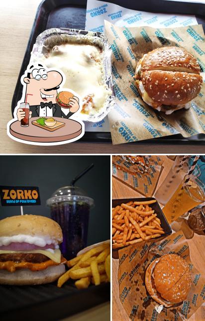 Get a burger at ZORKO, Brand Of Food Lovers