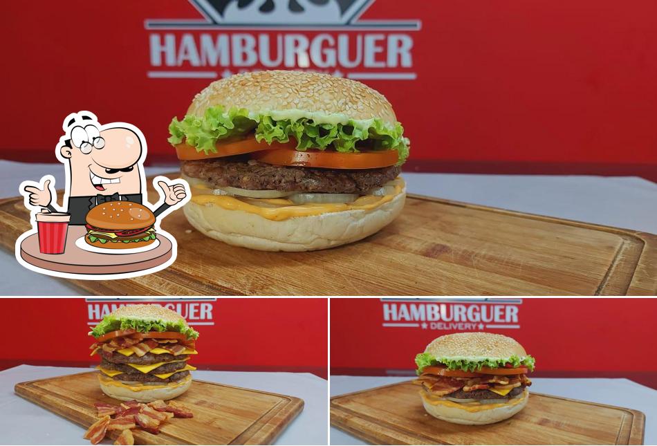 Os hambúrgueres do Brasa Hamburguer Delivery irão satisfazer uma variedade de gostos