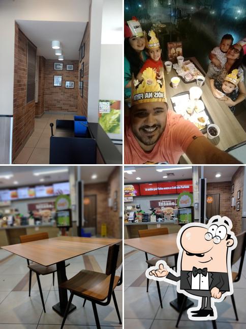 O interior do Burger King Drive Thru