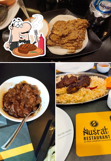Pick meat meals at Nusrat Restaurant