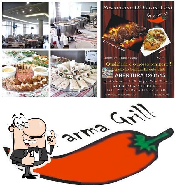 See this picture of Di Parma Grill