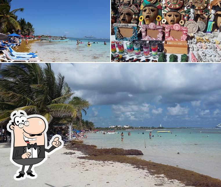 Посмотрите, как "Los Arrecifes Club de Playa Mahahual" выглядит снаружи