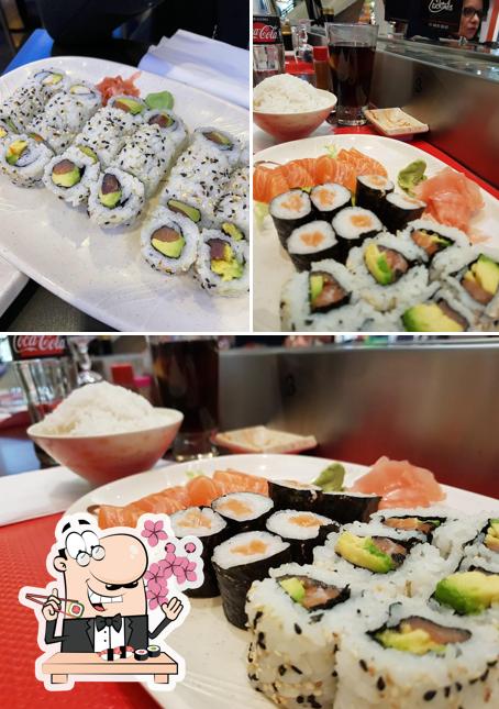 Les sushi sont offerts par Sushikyo