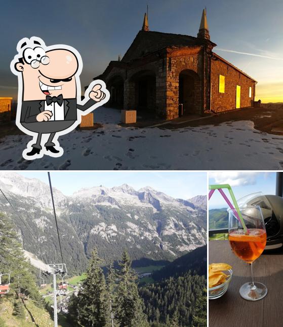 Goditi la vista dall'area esterna di Bar Ristoro " Tra le Nuvole "